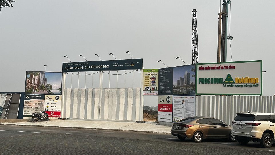 máy máy thi công central residence yên sở